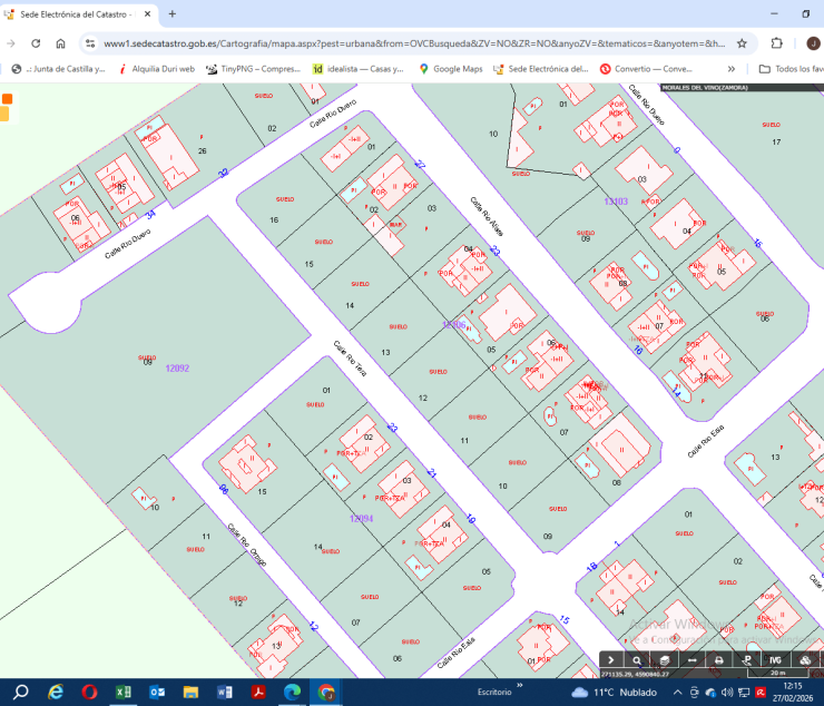 Terreno urbano en Morales del Vino